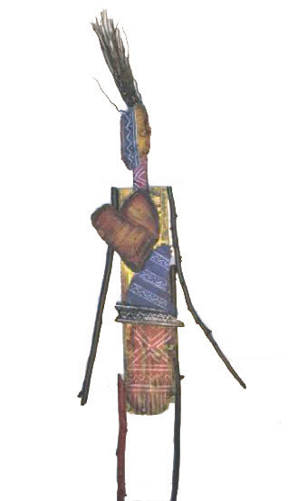 April 2002: Tanya Caldwell, mixed media sculpture