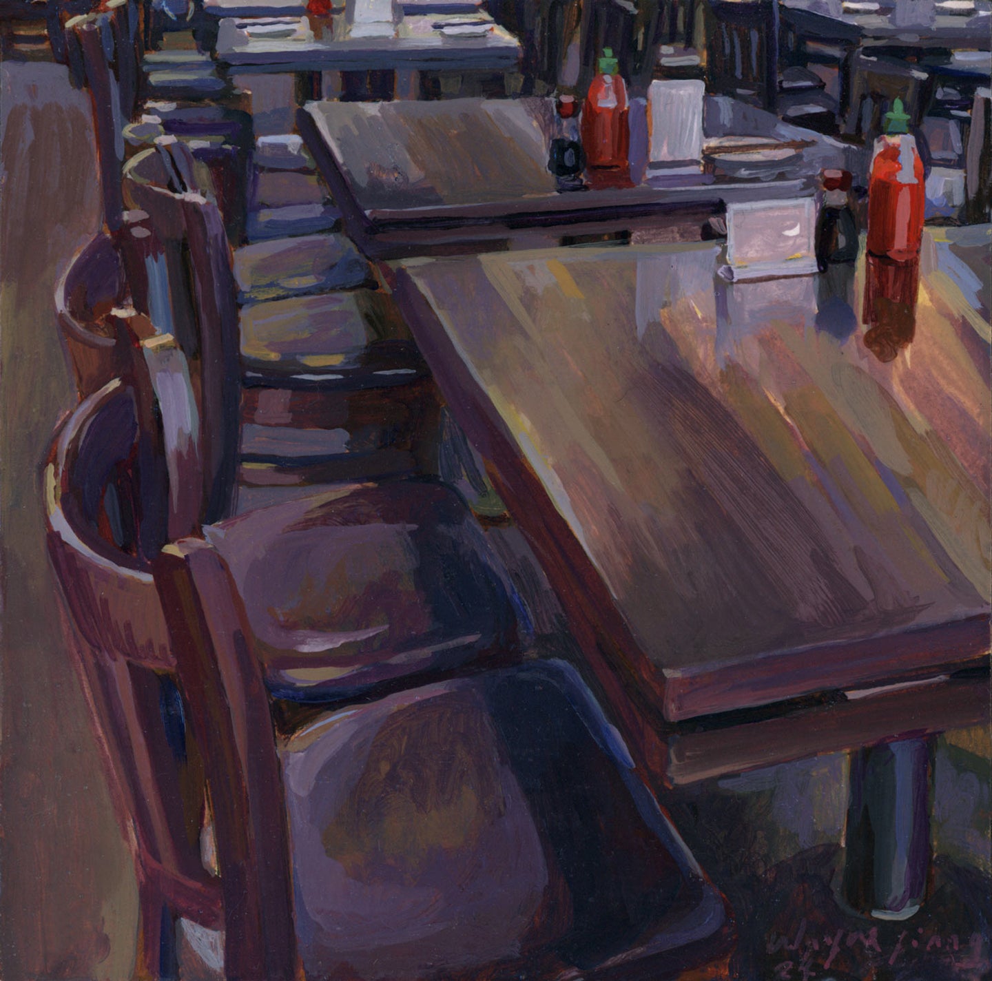 102. Tables at a Chinese Restaurant