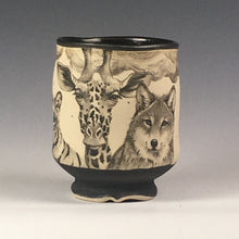 Load image into Gallery viewer, 118. Painted Yunomi, Critters Asking to Stay
