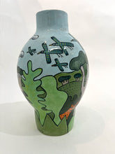 Load image into Gallery viewer, 120. Jungle Bulbous Vase
