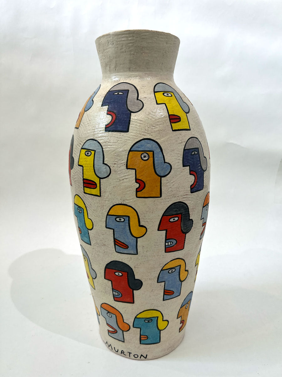 122. Worry Girl Vase