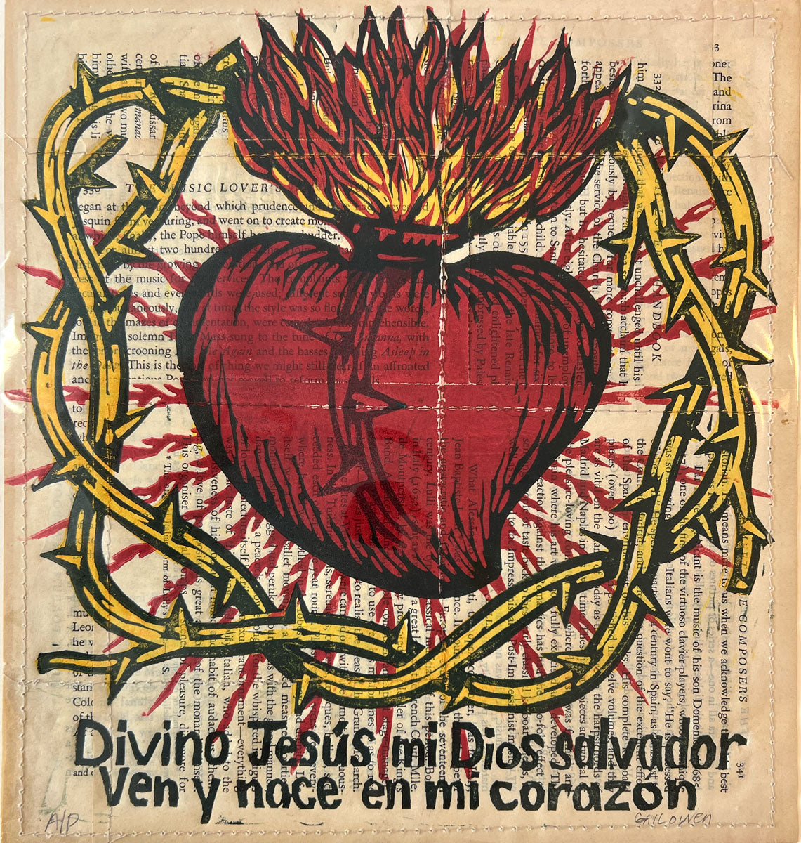 215. Divine Jesus my Savior God Come and be Born in my Heart (Sewn)