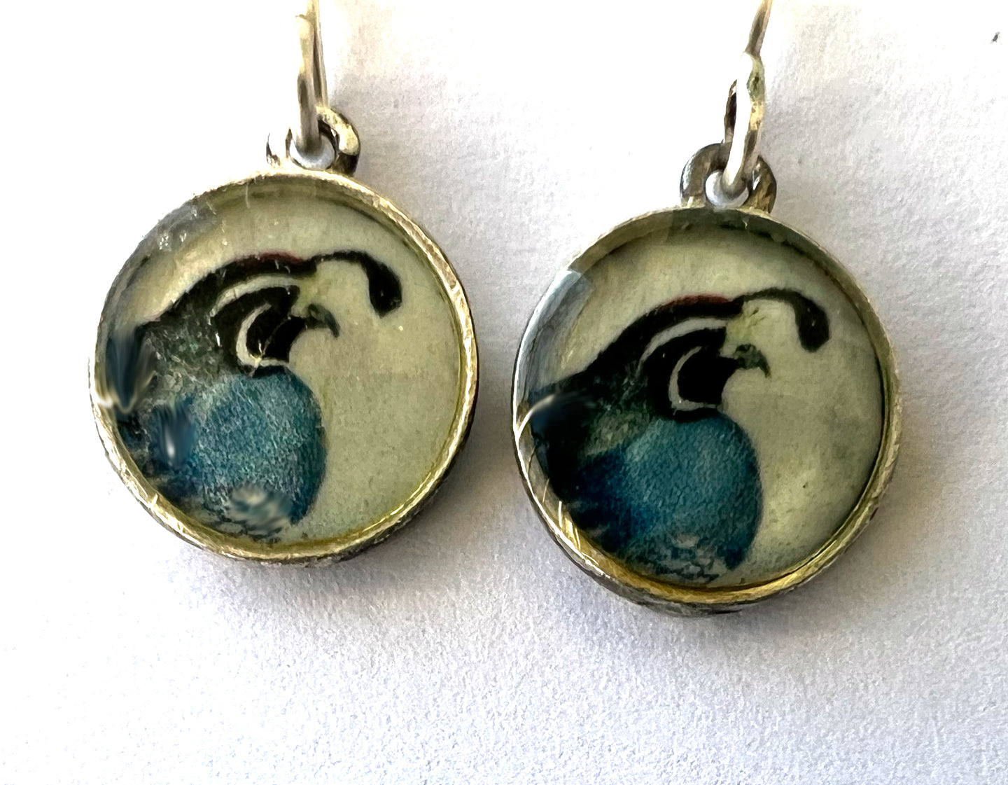 24-22. Quail Silver Earring