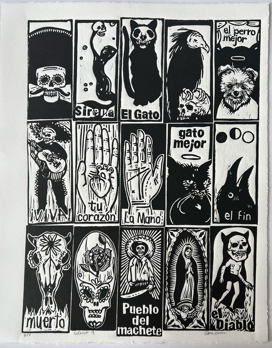 253. Loteria 9 (Unframed)