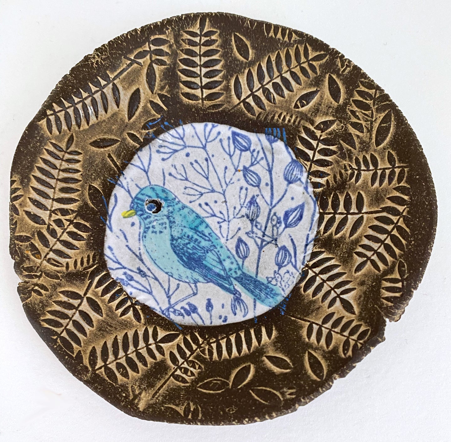 254. Birds & Branches Tiny Plate
