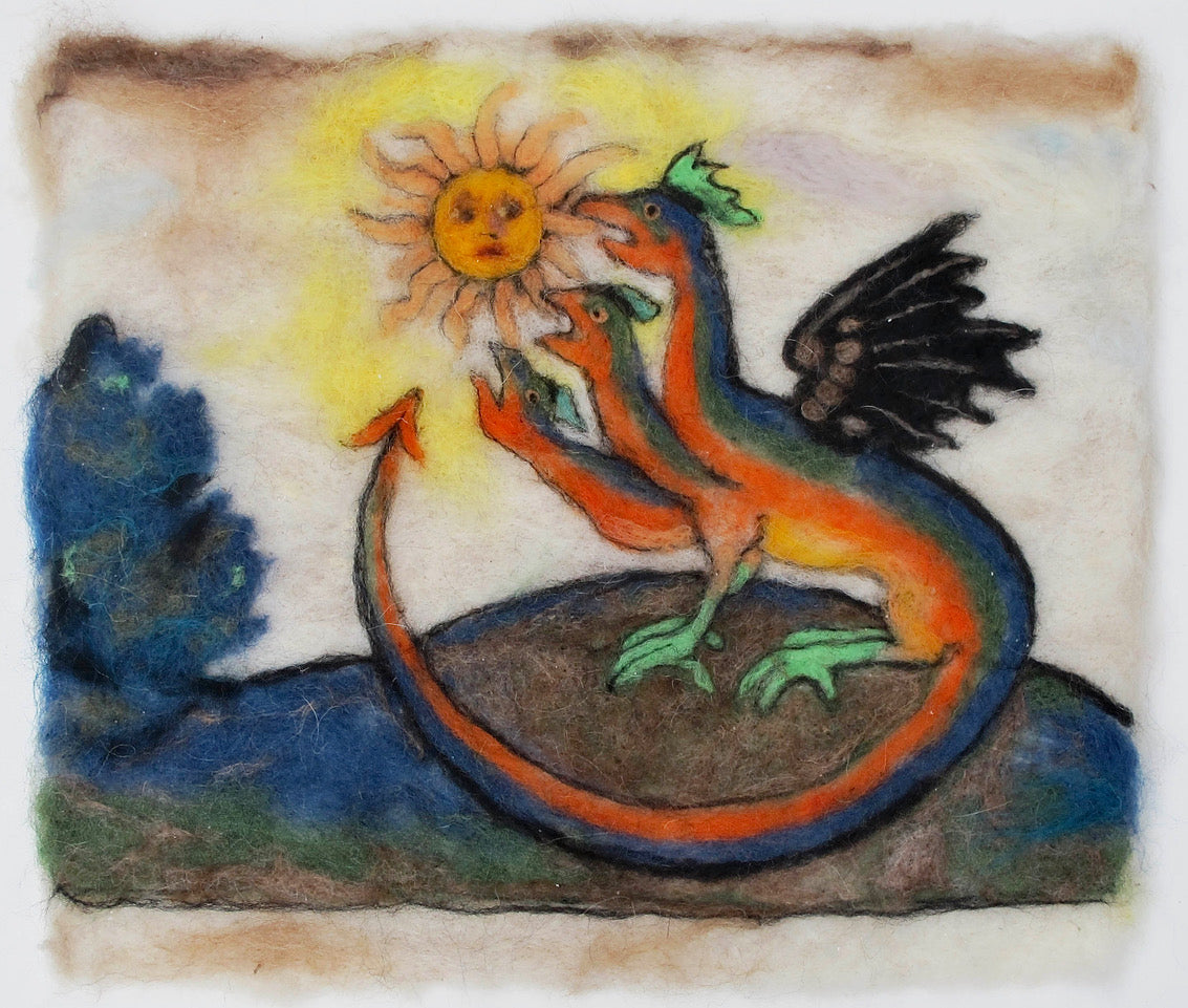 259. Dragon Eating the Sun (alchemy illustration)