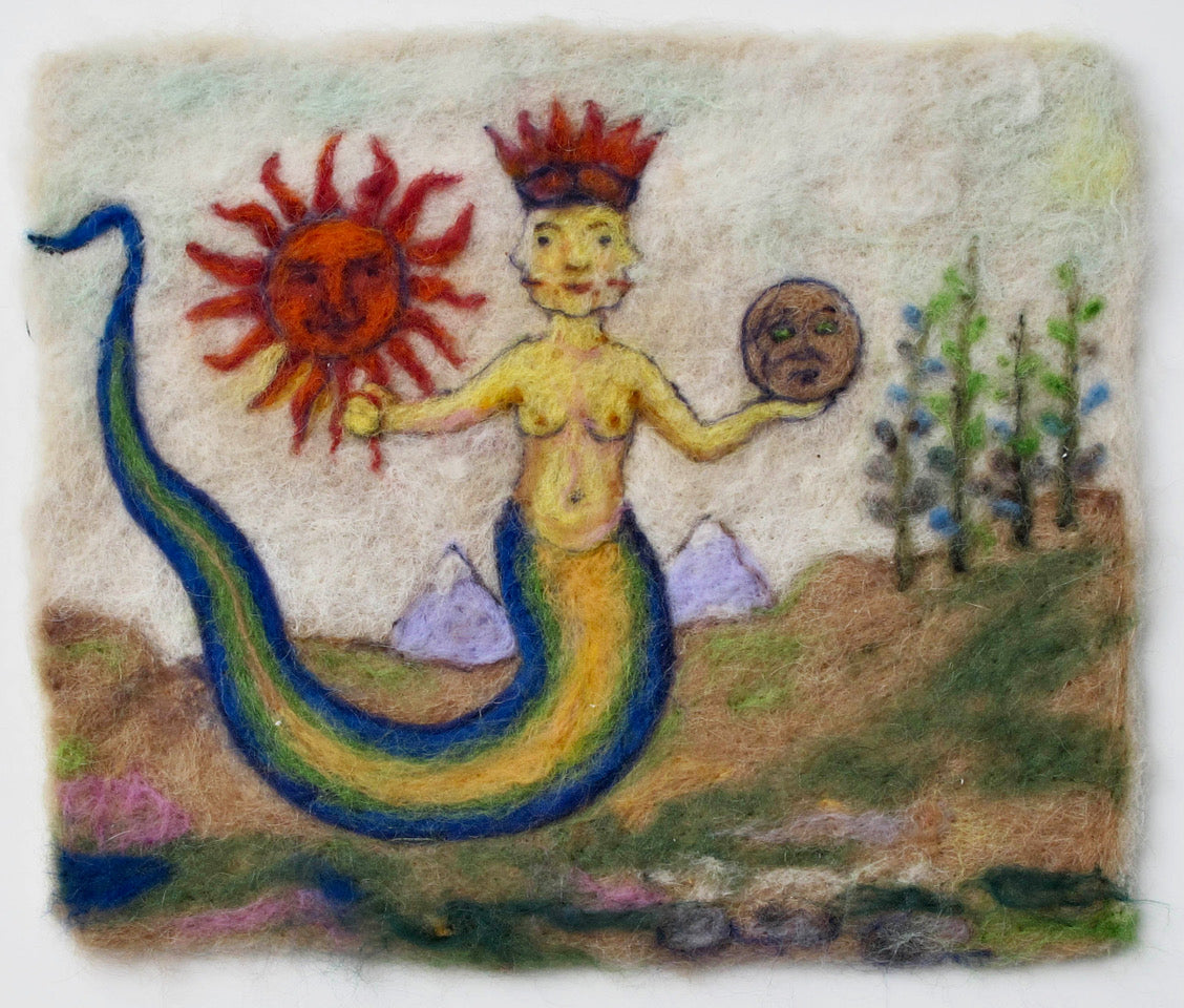 261. Goddess with Sun and Moon