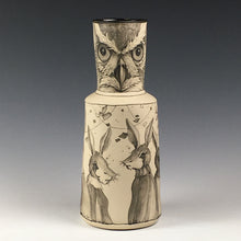 Load image into Gallery viewer, 111. Owl/Rabbits Vase
