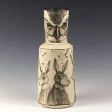 Load image into Gallery viewer, 111. Owl/Rabbits Vase
