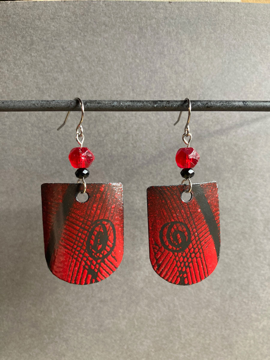 Wave Double Sided Hoop Earrings | Custom Made Ocean Earrings