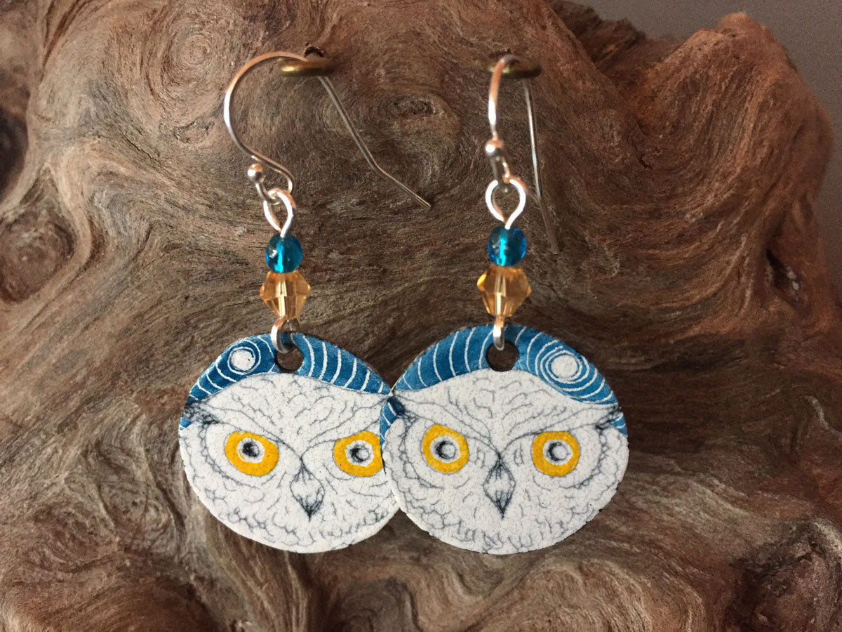 319. Owl Earrings