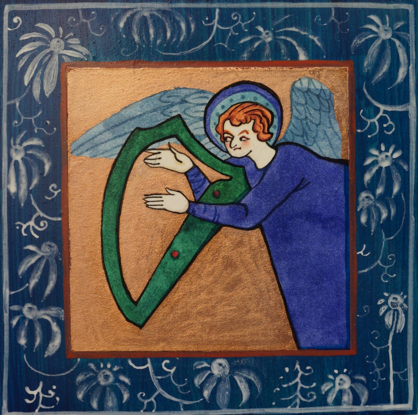 4. Harp Angel in Blue