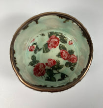 Load image into Gallery viewer, 52. Rose/Black Sgraffito Dish
