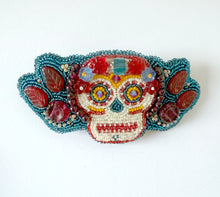 Load image into Gallery viewer, 57. Sugar Skull Barette

