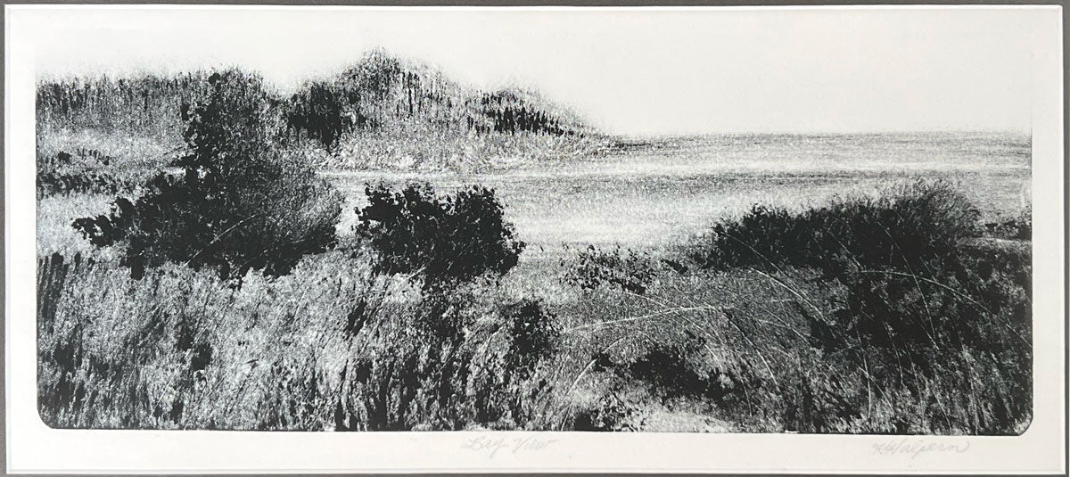 6. Bay View Monotype (Framed)