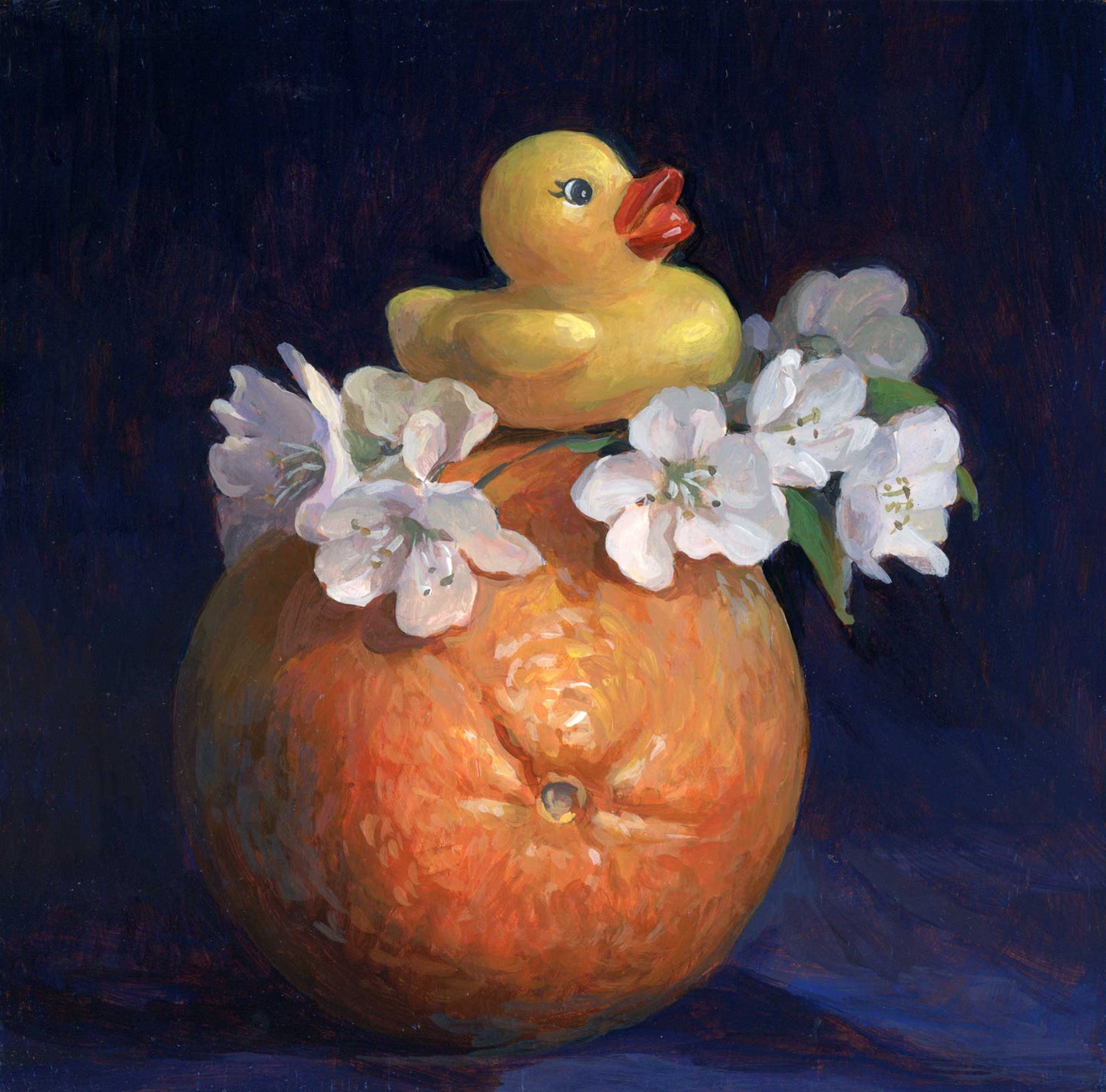 72. Rubber Ducky, Cherry Blossoms and Orange
