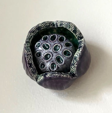 67-24 Purple Lotus Flower Pod