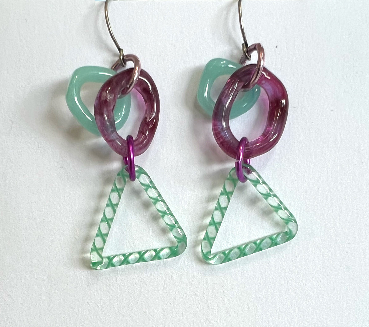 58. Lamp Work Earring