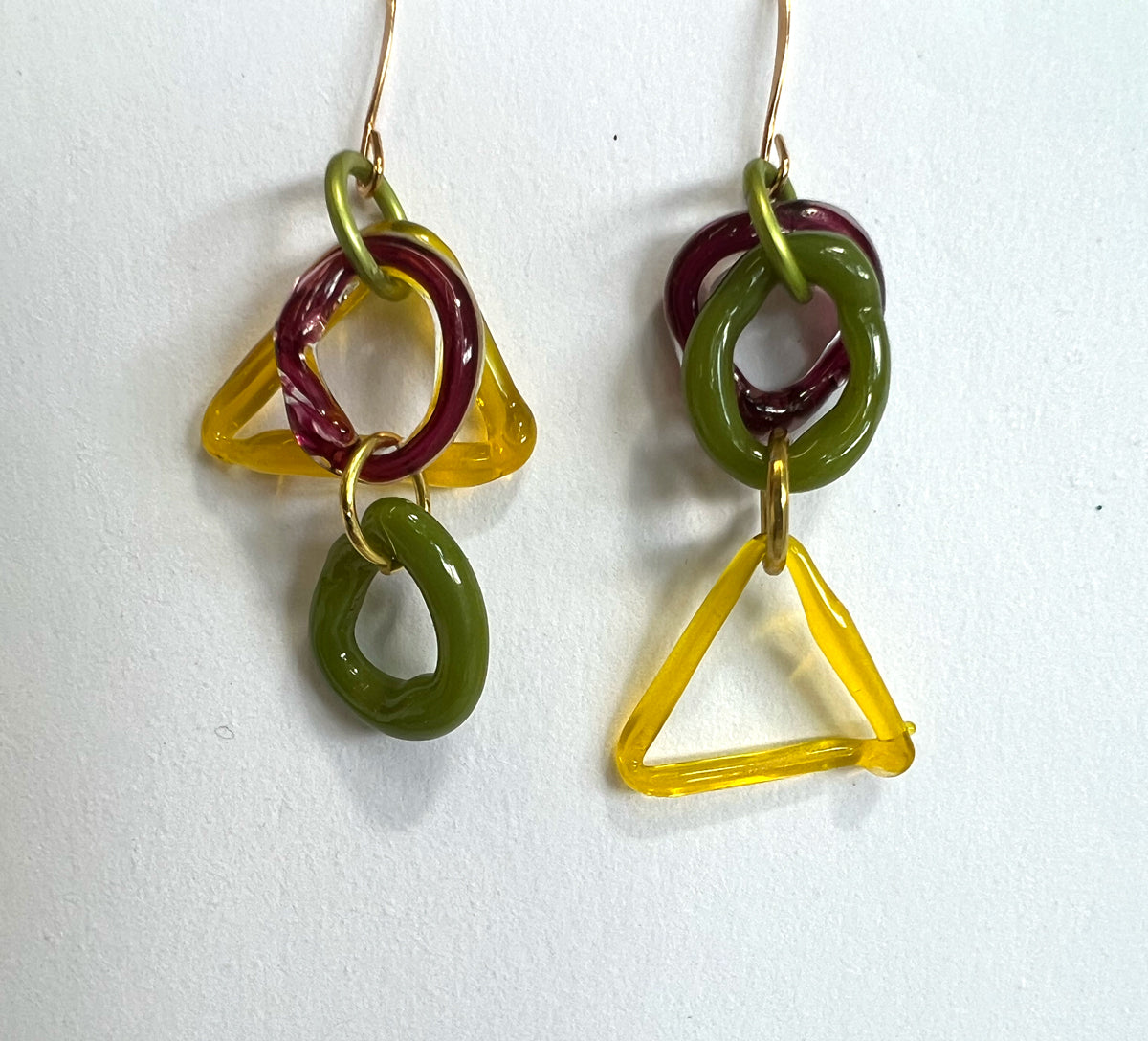 59. Lamp Work Earring