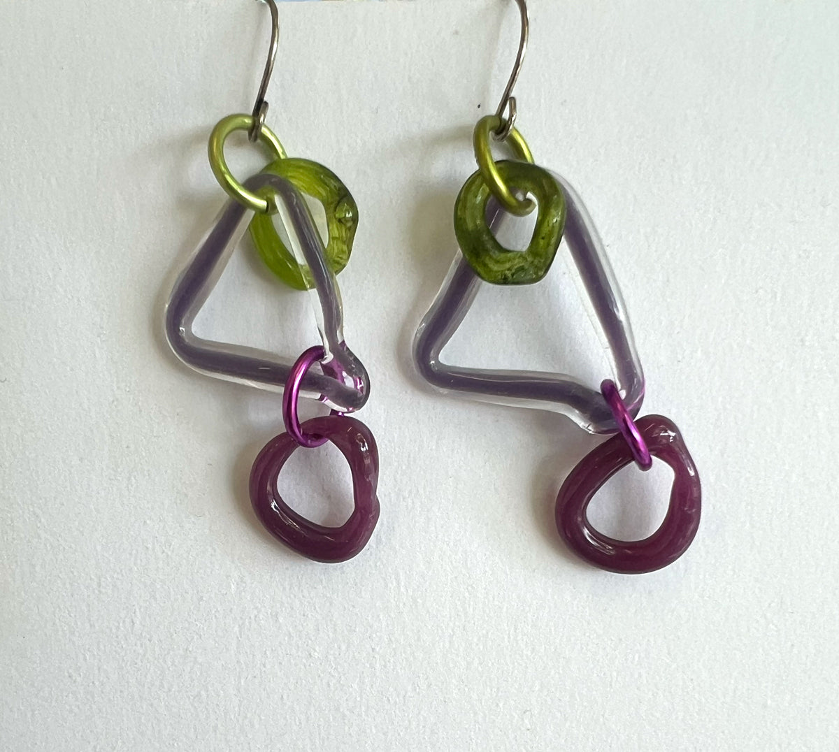 62. Lamp Work Earring