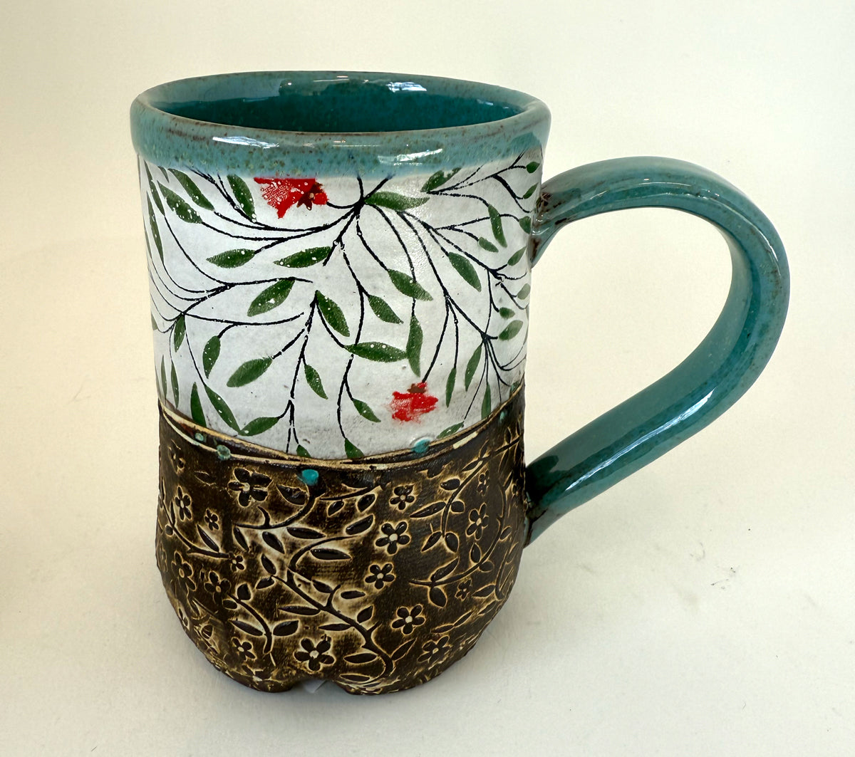 272. Red Flowers Mug