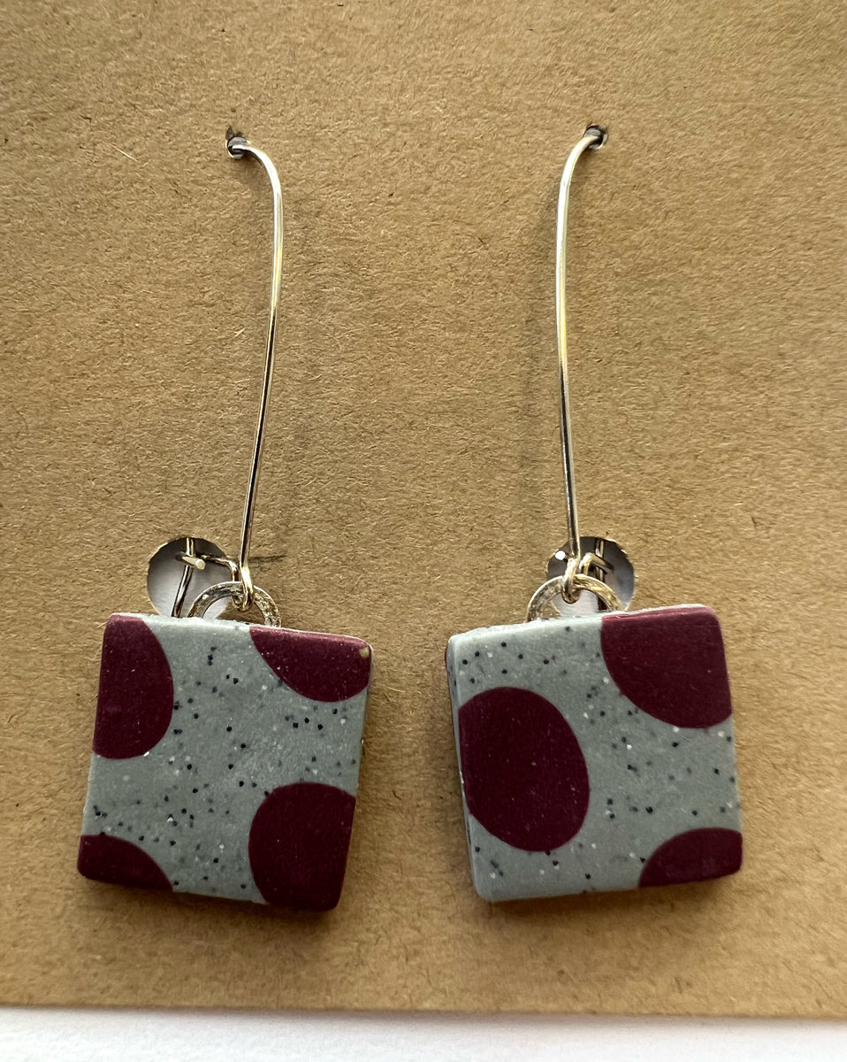 98. Polymer Clay Earring