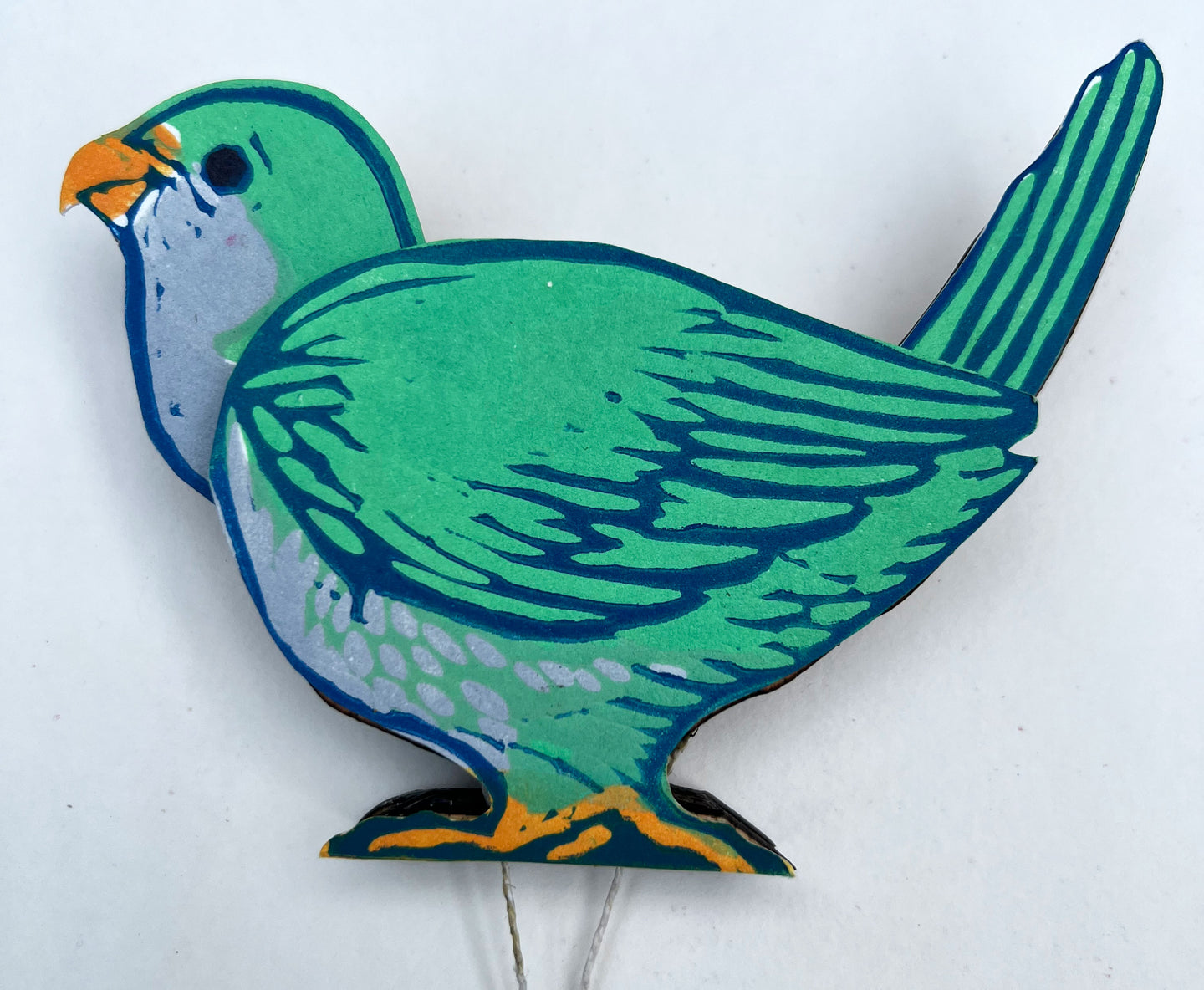 211. Quaker Parrot Pull Toy