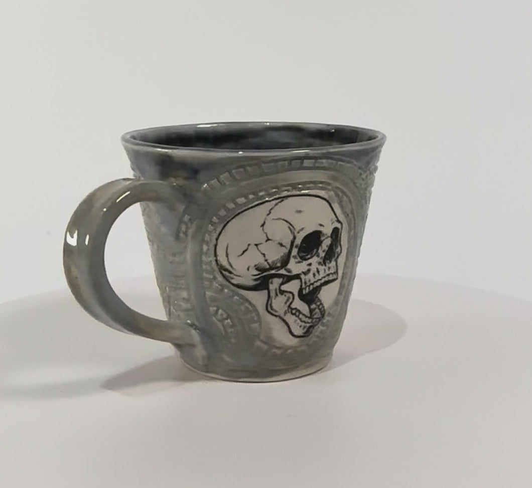 59. Underglaze Transfer Skull