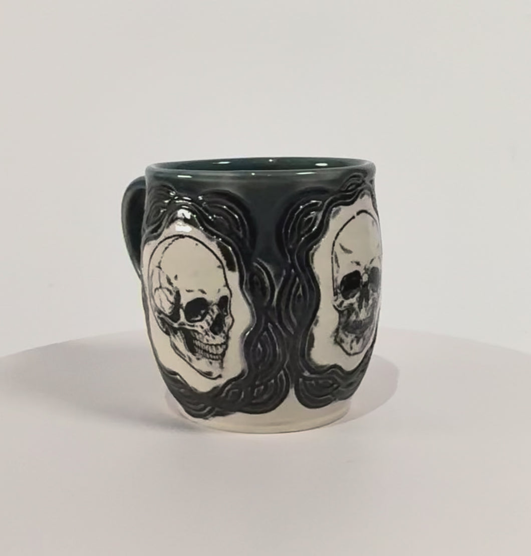 56. Underglaze Transfer Skull