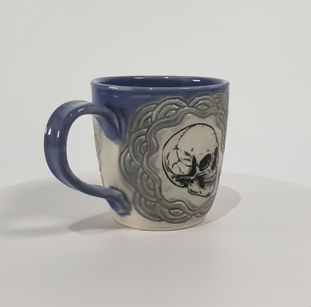 58. Underglaze Transfer Skull