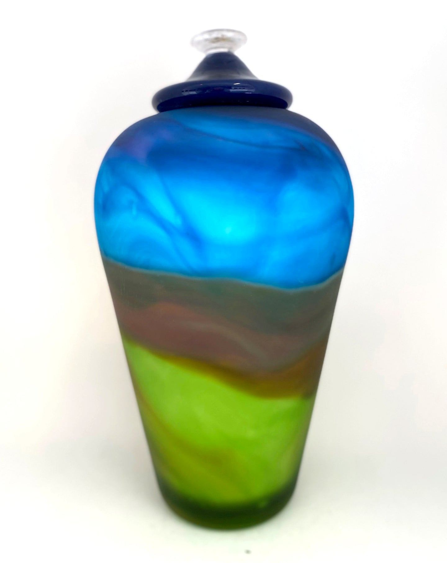 18. Landscape Urn (Lidded Vase)