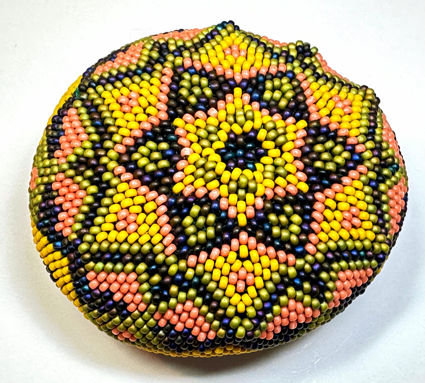 31. Sunflower Mandala Stone