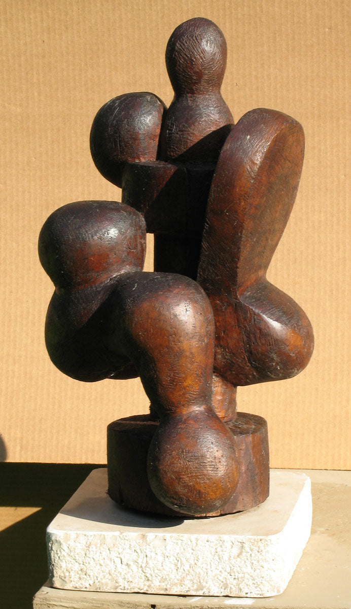 B037. Untitled Wood Carving