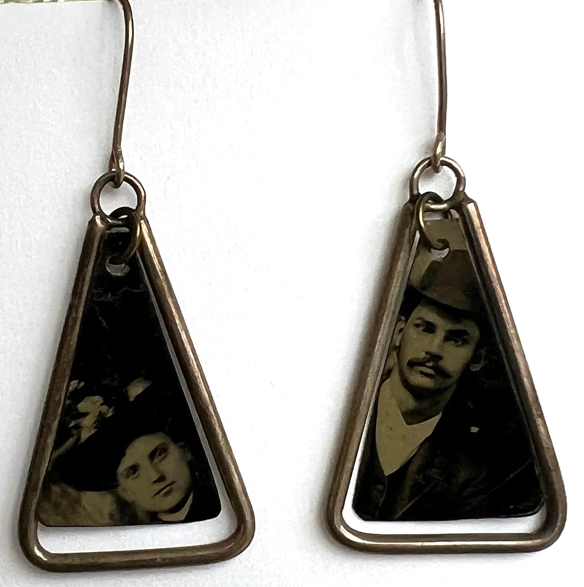 3. Triangle Earrings