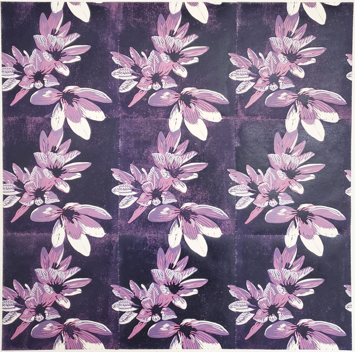 22. Purple Crocus (9 panel) (unframed)