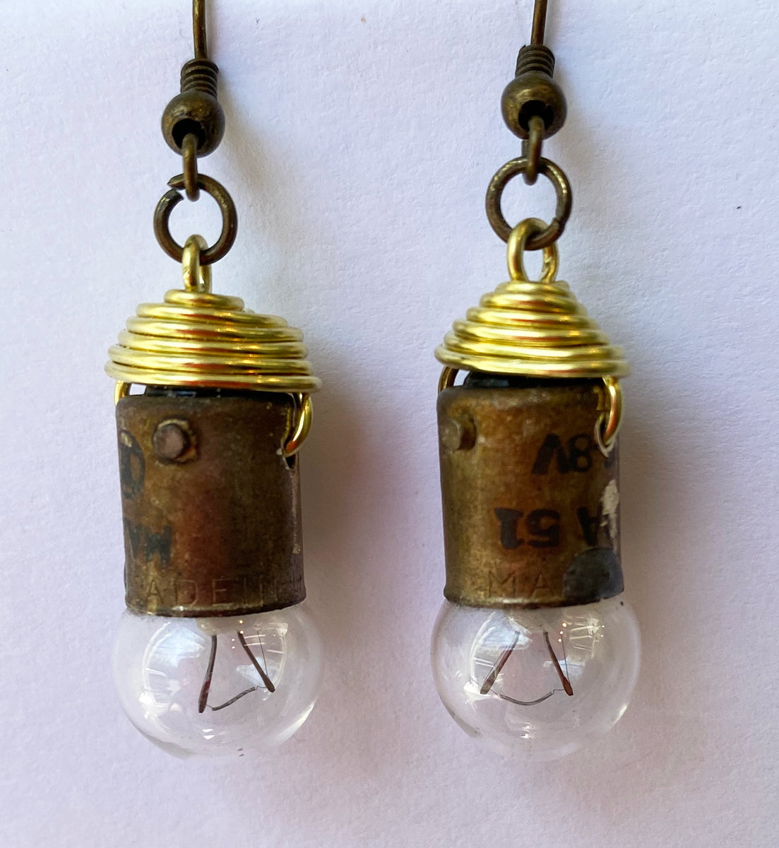 41. Lightbulb Earrings