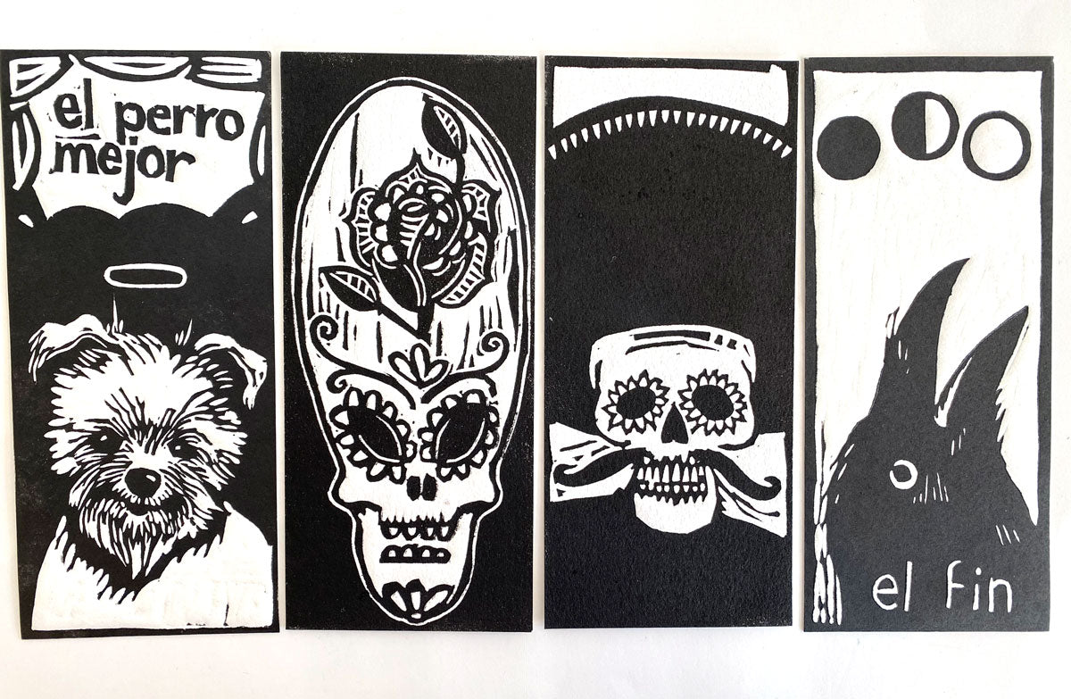 59. Four DOTD Prints (Dog, Alien, Cowboy, Crow)